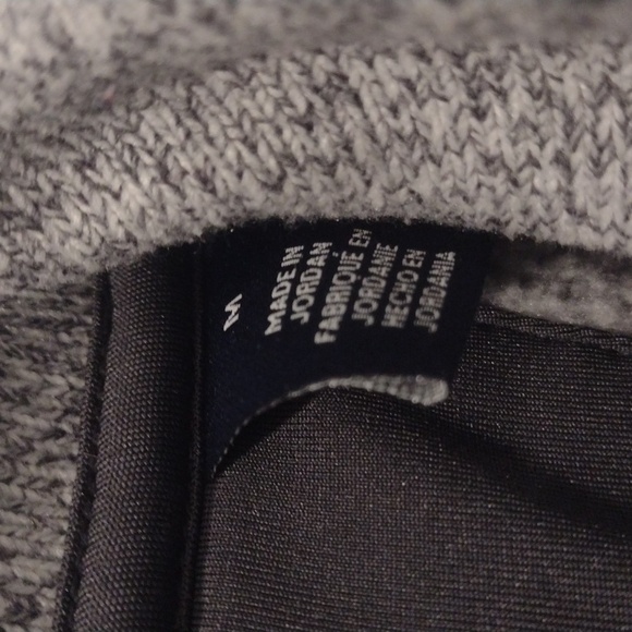 Chaps Men's Gray Fleece  Sweater 1/4 Snap Zip Medium - Picture 4 of 6